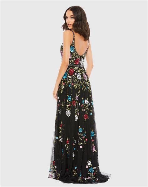 mac duggal dresses floral